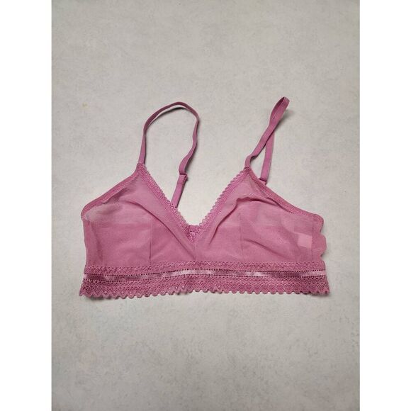 Auden Other - Auden Size S Pink Unlined Lace Bralette